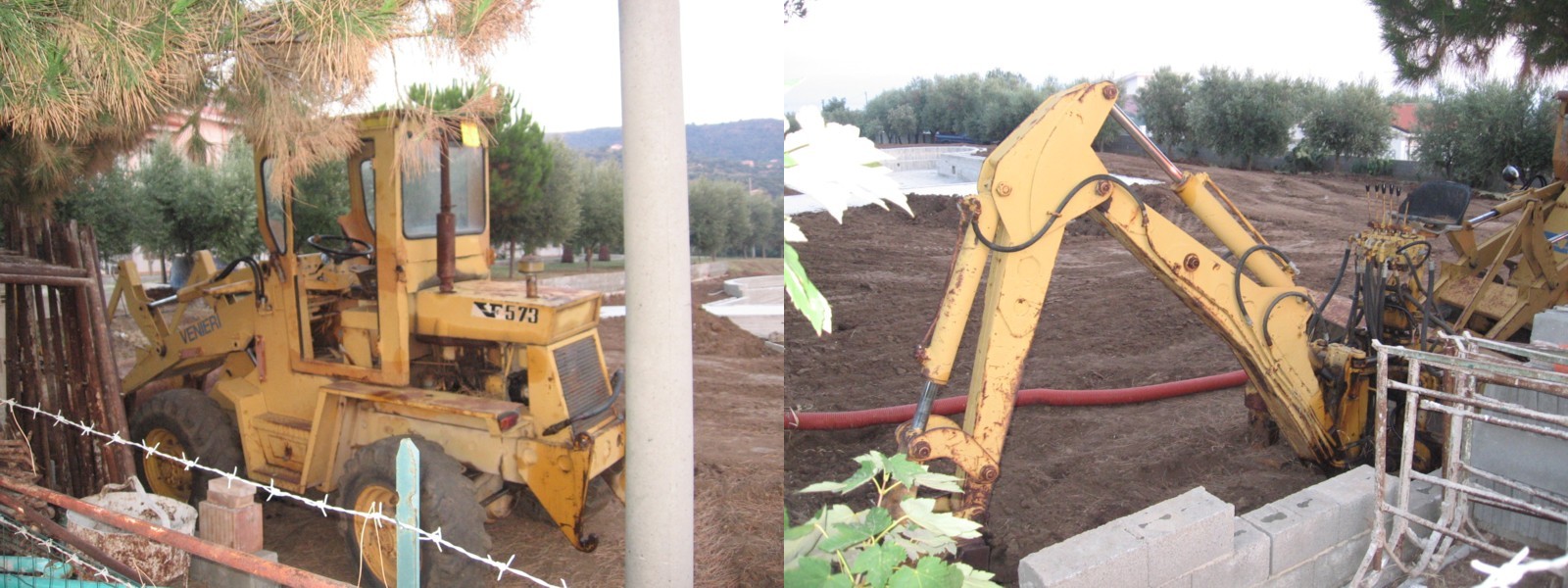 Venieri 573 con retroescavatore