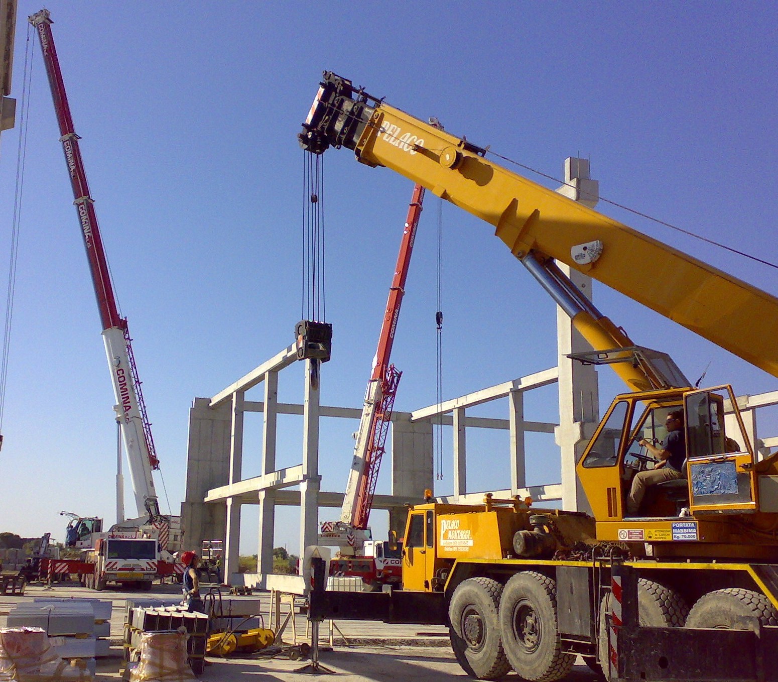 nino80 sollevamenti100 tonn DEMAG.. 80t  liebheer .. 70 tonn ORMIG