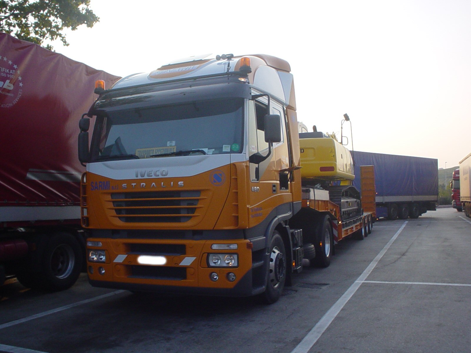 Trasporto Escavatore New Holland