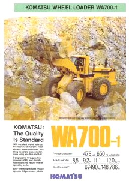 Komatsu WA700