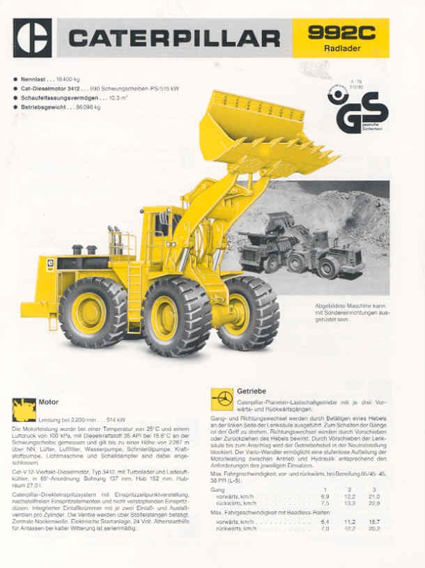 Cat 992C