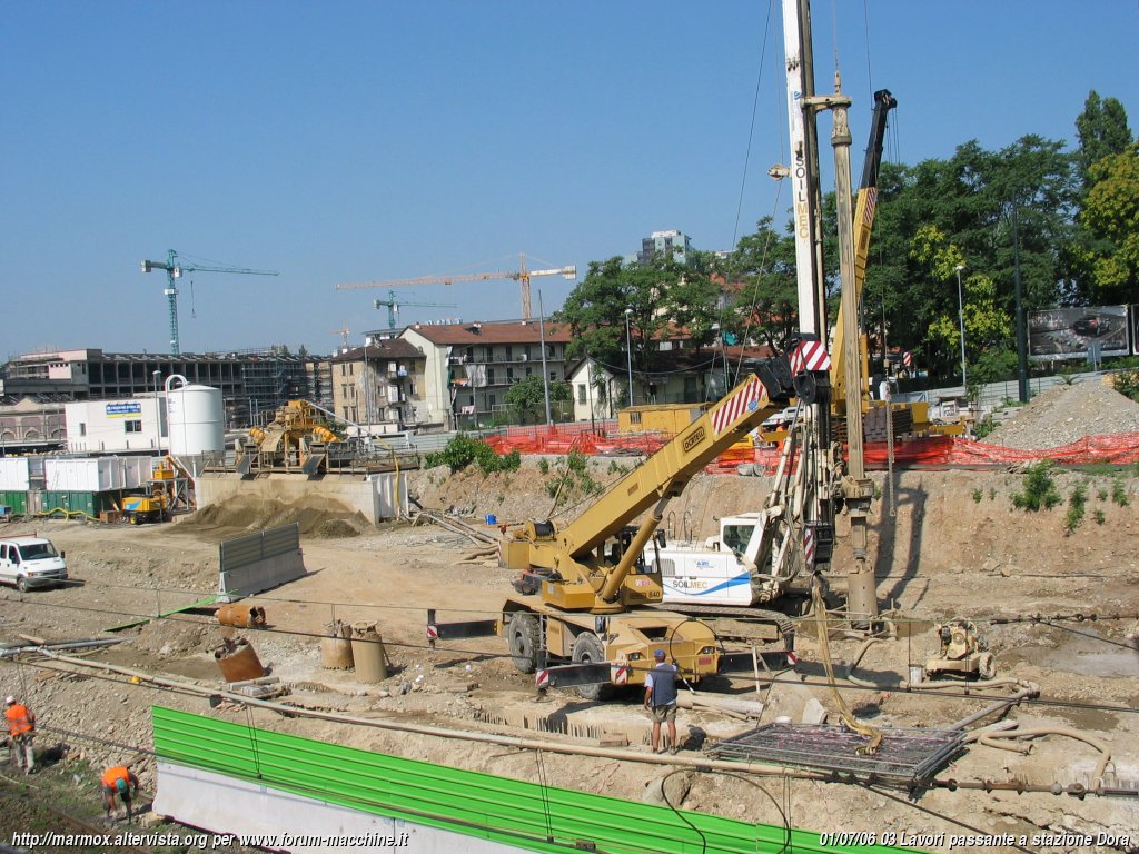 Lavori passante a stazione Dora