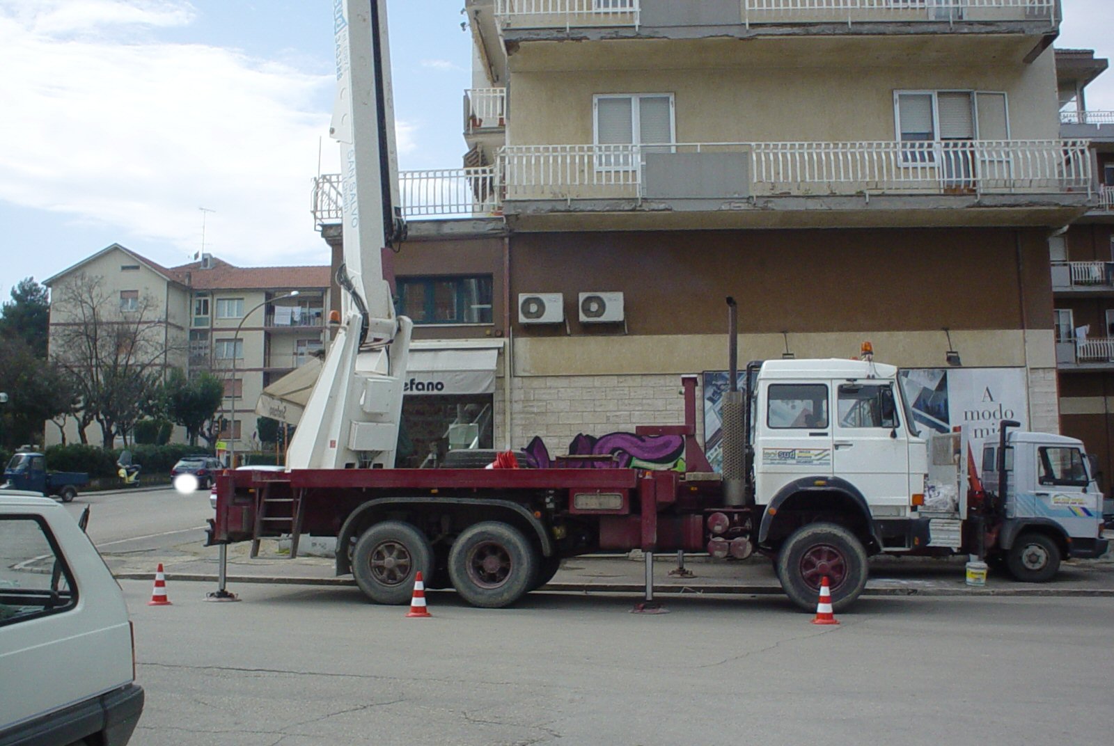 Lavori con Piattaforma Aerea