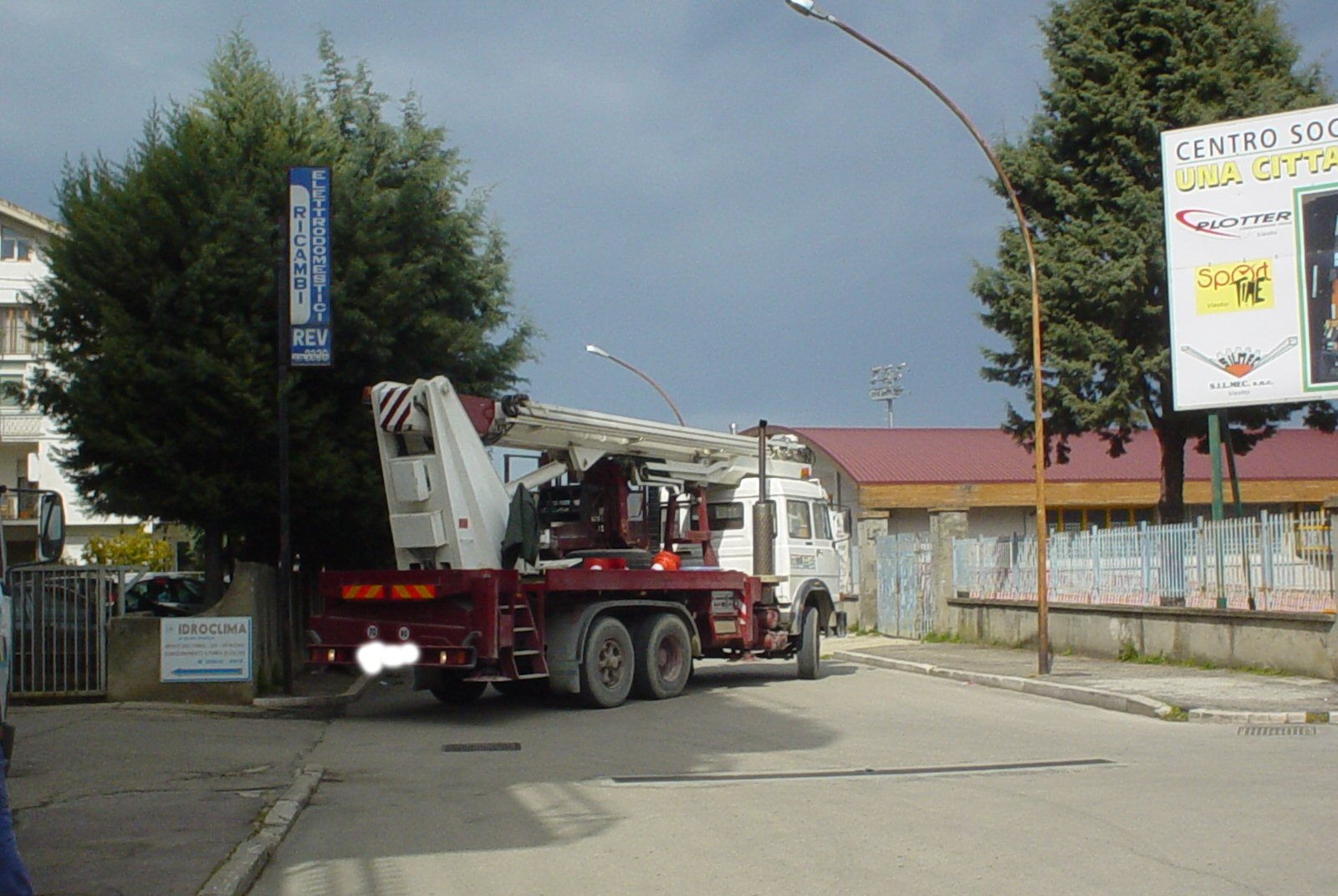 Lavori con Piattaforma Aerea