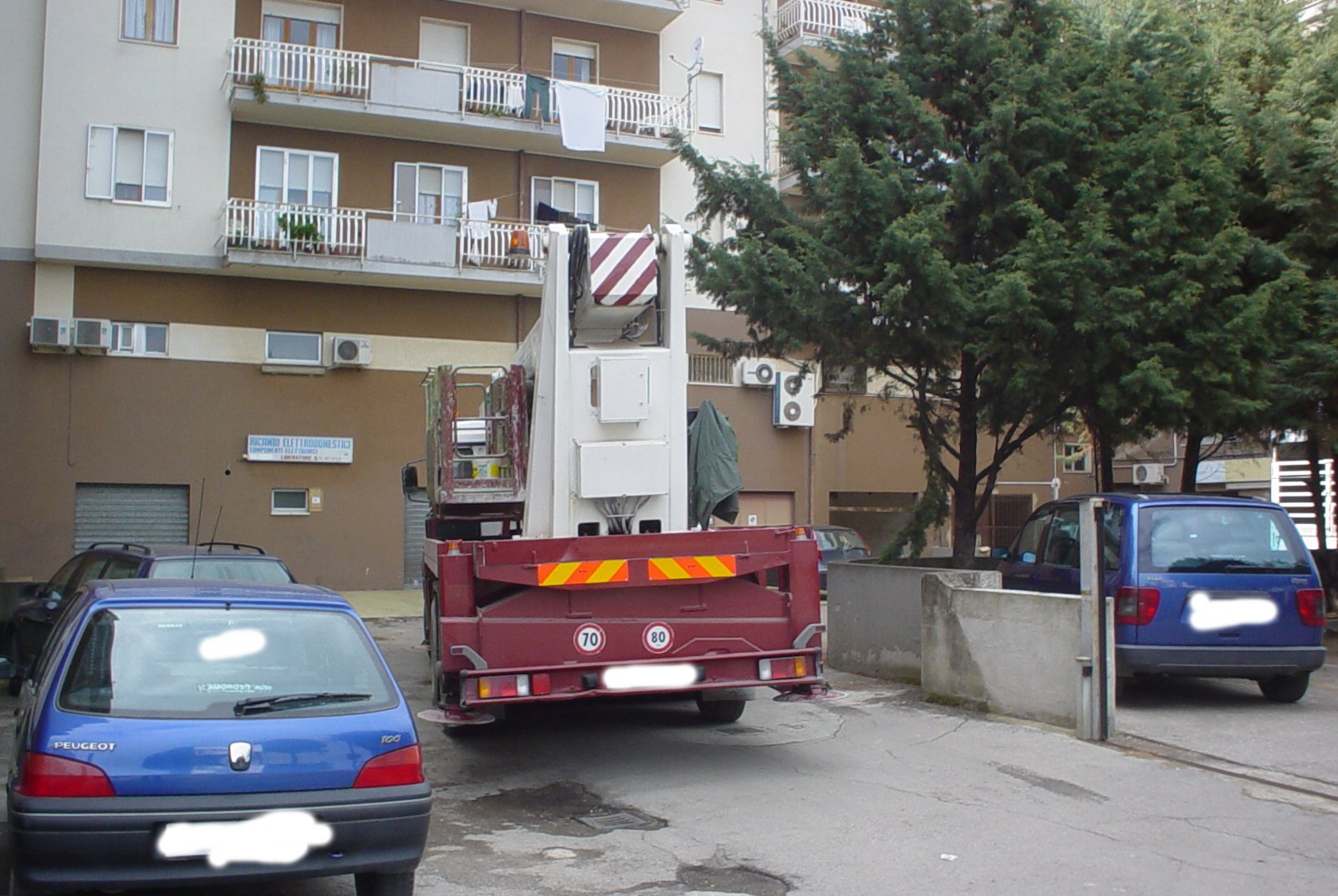 Lavori con Piattaforma Aerea