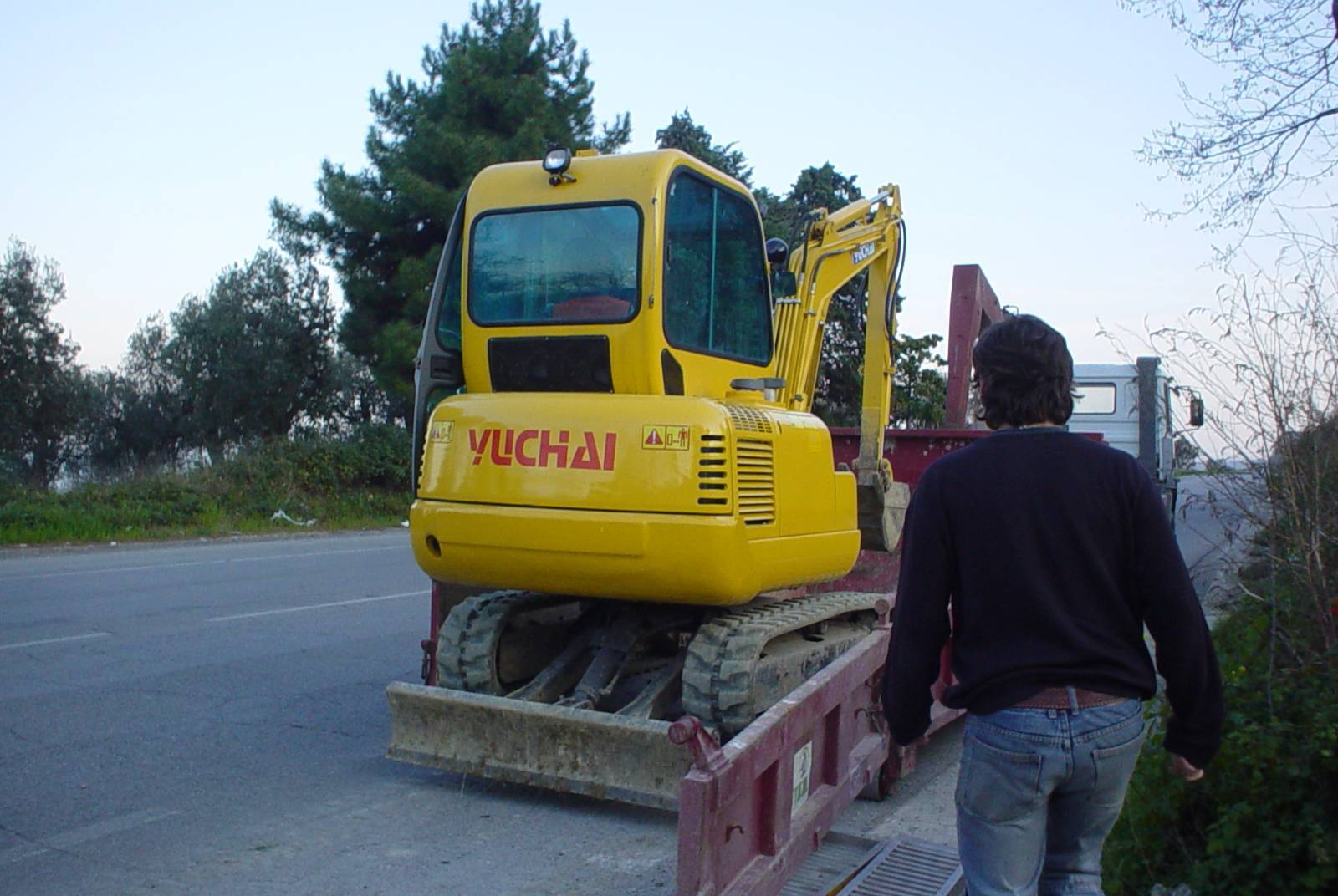Trasporto Mini-Escavatori (Particolare)