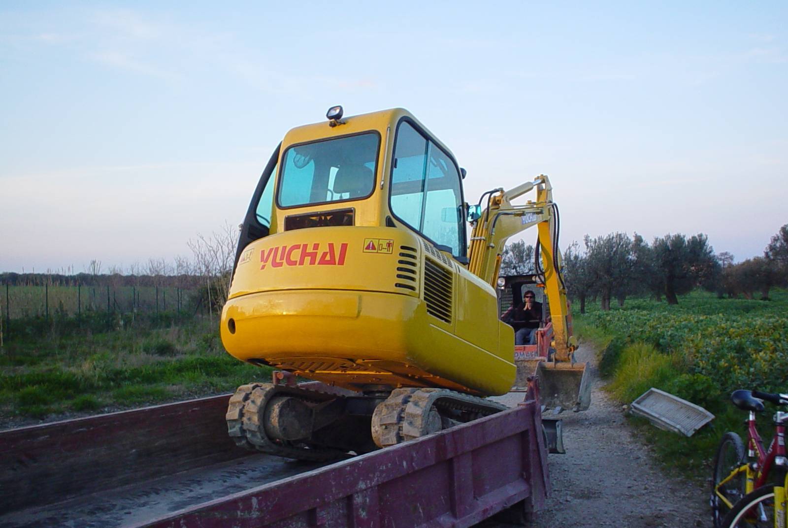 Trasporto Mini-Escavatori (Particolare)