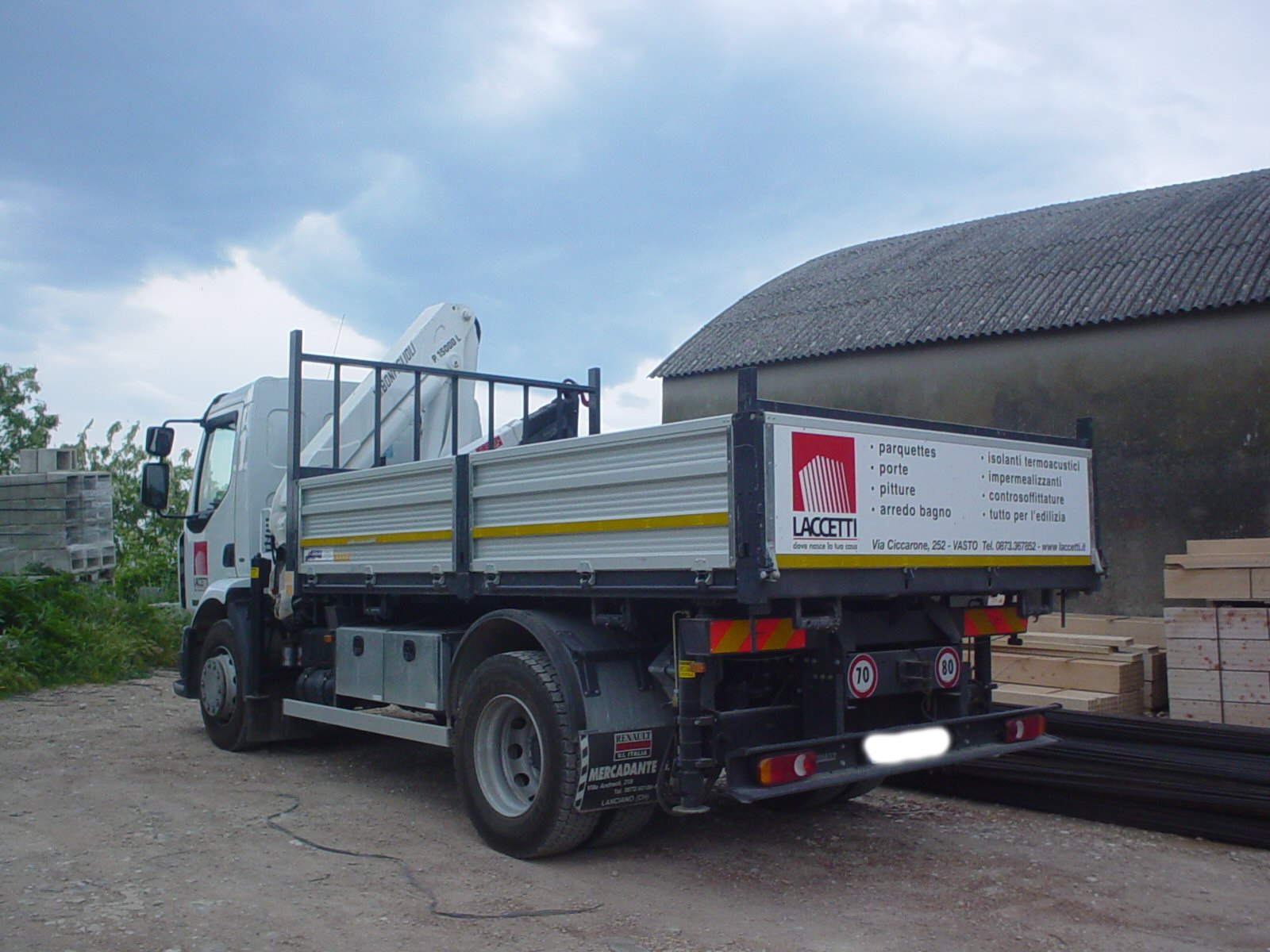 Renault Midlum II per Trasporto Materiale Edile