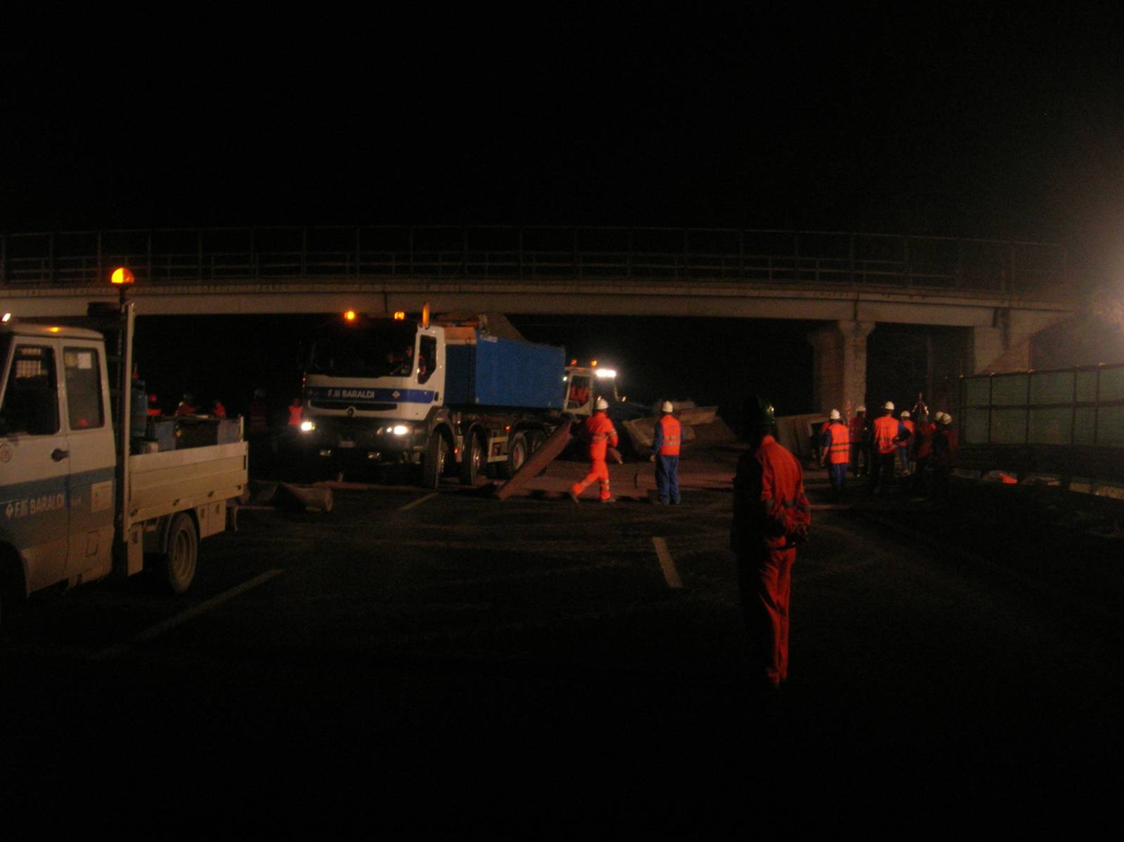 demolizione cavalcavia