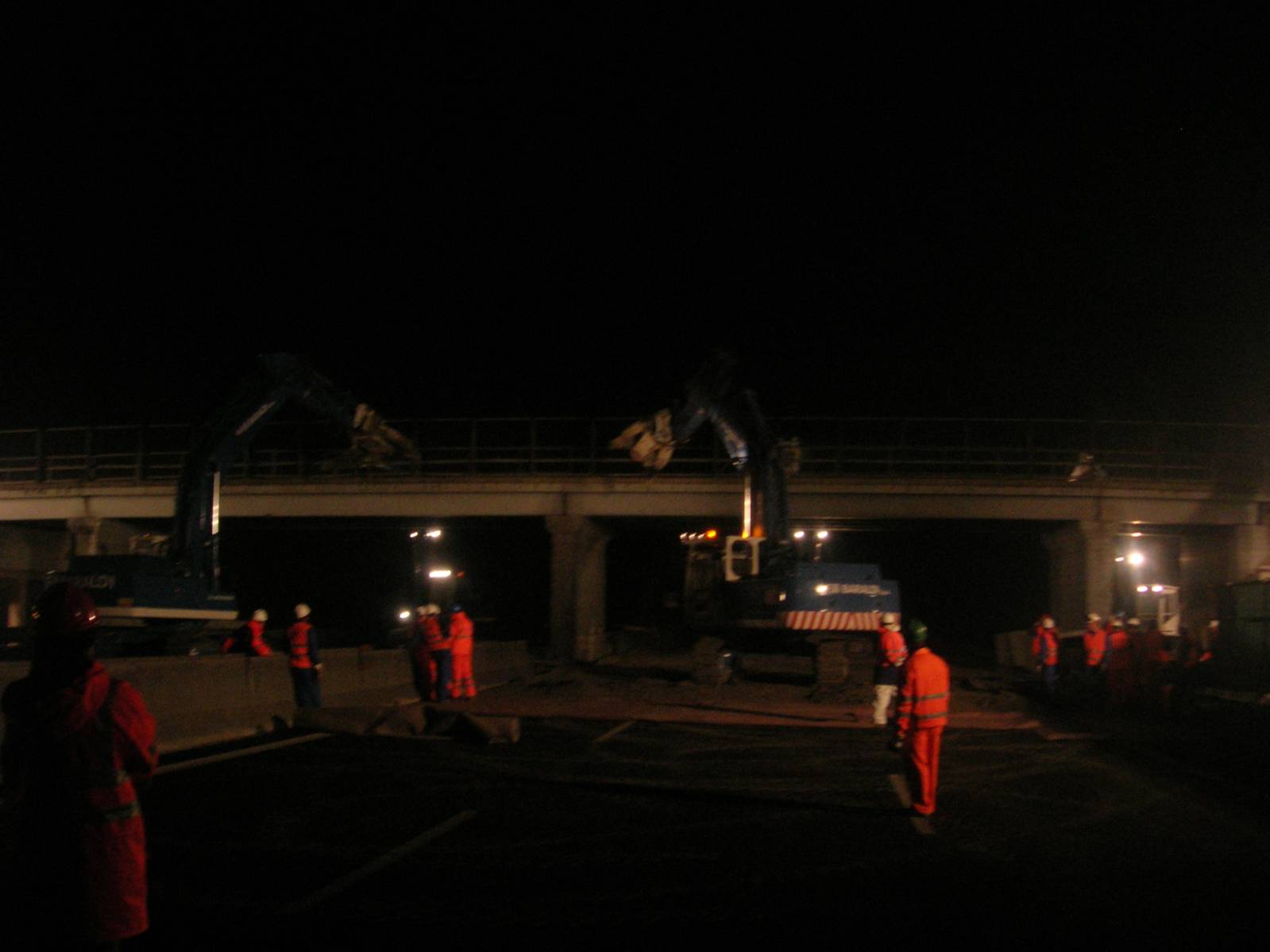 demolizione cavalcavia