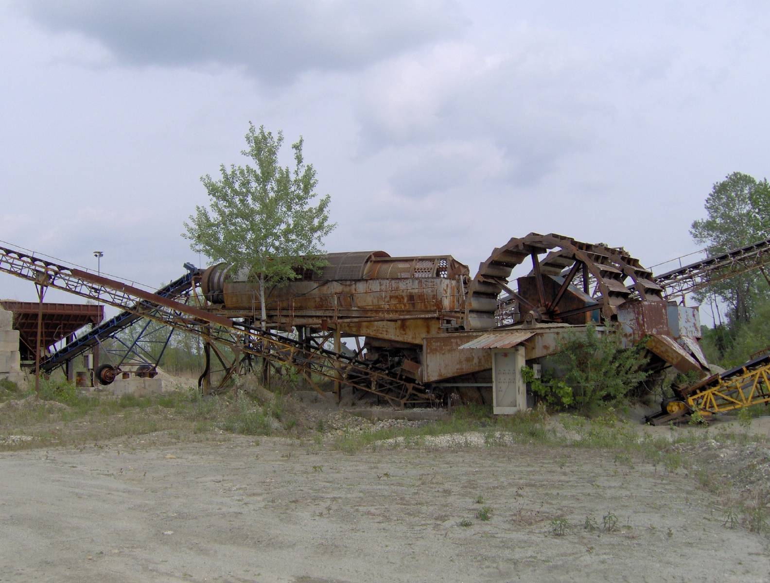 impianto a ruote scolatrici