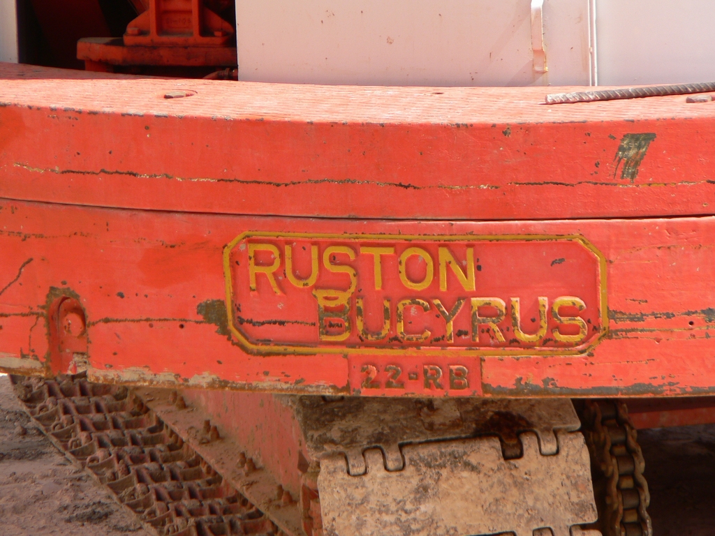 Contrappesi del Ruston-Bucyrus 22RB