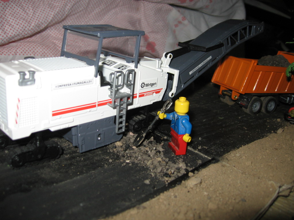 carico ultima parte fresato