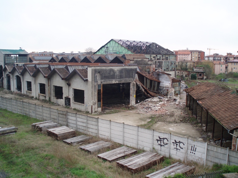 parte crollata durante la notte