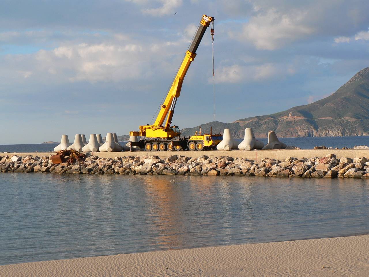 Gru Gottwald sul molo