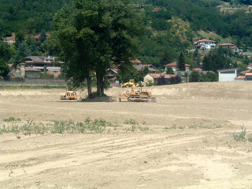 vista del cantiere