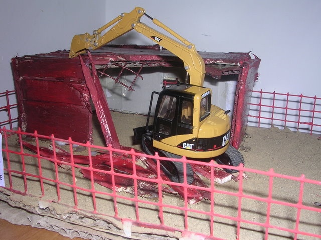 diorama demolizione
