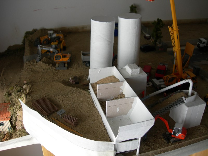 Impianto di betonaggio in costruzione