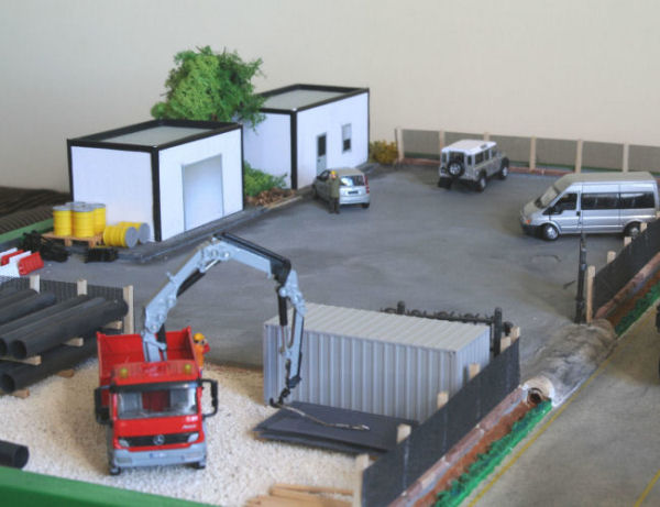 Zona deposito materiali...diorama 2