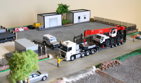 Arrivo in cantiere gru PPM 530_3 diorama 2