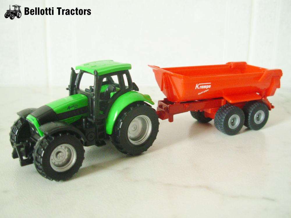 Deutz-Fahr Agrotron 265 con carro Krampe 1:64