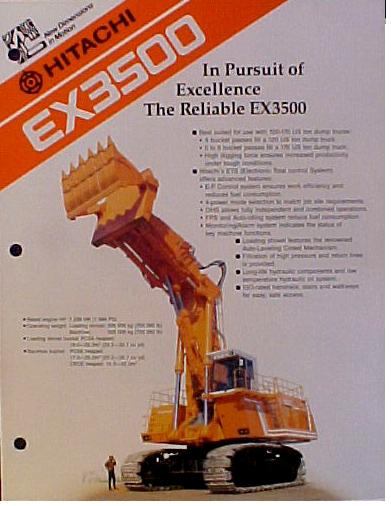 Hitachi ex 3500