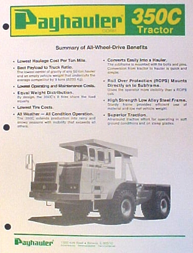 Payhauler 350C