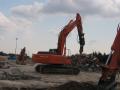 Hitachi Zaxis 350LCN con pinza