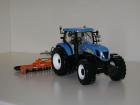 New Holland T 7060 con erpice rotante