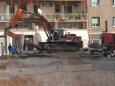 Cantiere futuro parcheggio multipiano Cagliari