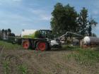 Claas Xerion, Riempimento a fine campo