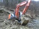 Hitachi Zaxis 135 girosagoma impresa Biguzzi frana S.Benedetto in alpe