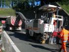 Cantiere A15 fresa da sinistra