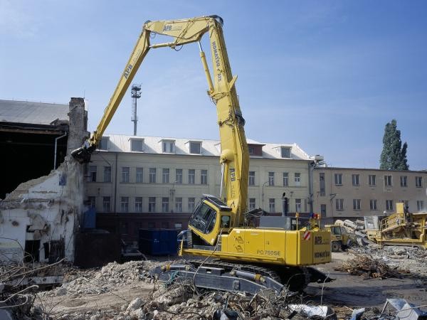 komatsu pc 750 demolition