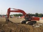 chiusura scavo con Hitachi Zaxis 350LCN