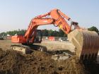 chiusura scavo con Hitachi Zaxis 350LCN