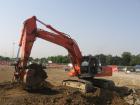 chiusura scavo con Hitachi Zaxis 350LCN