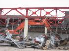 demolizione edificio con Hitachi Zaxis 350LCN