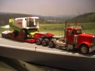 Peterbilt 379+Talbert 55+mietitrebbia Class