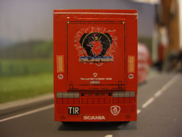 Scania Red Hawk in scala 1:87