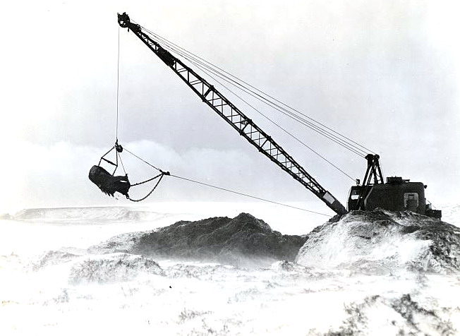 Dragline in guerra