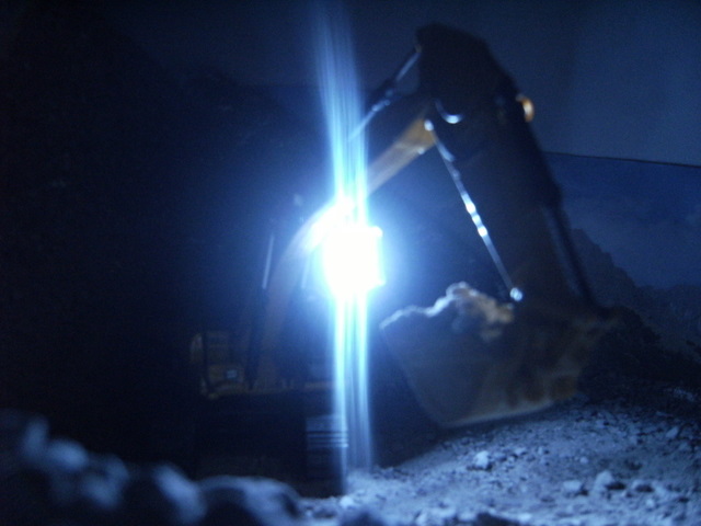 lavori notturni in cava