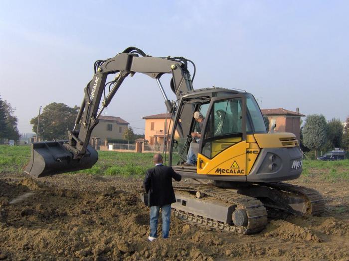 Giorgio sul Mecalac