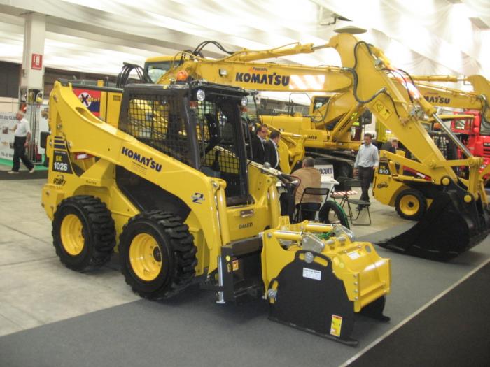 stand Pancotti:Komatsu SK1026 con fresa