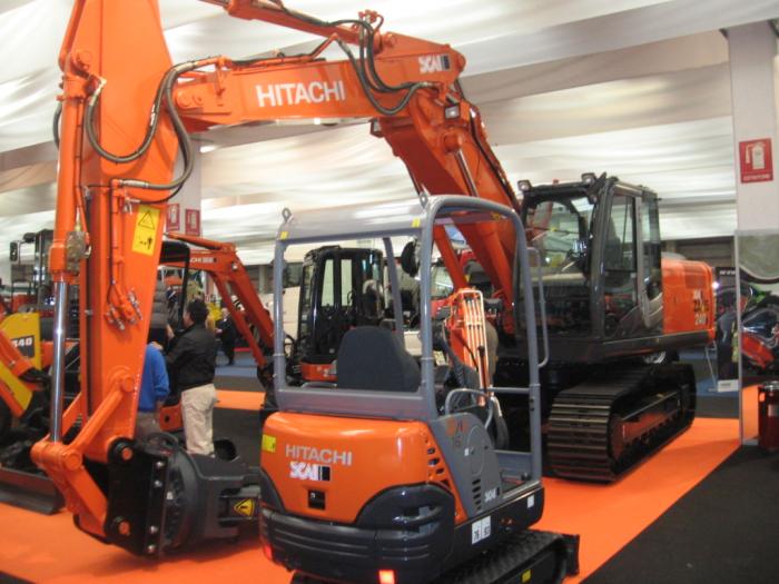 stand SCAI: Hitachi Zaxis 240