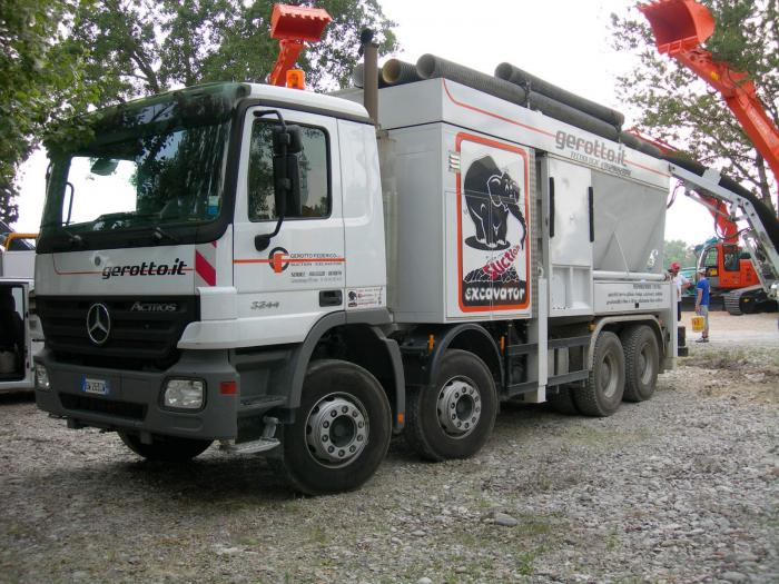 MB Actros 3244 escavatore a risucchio