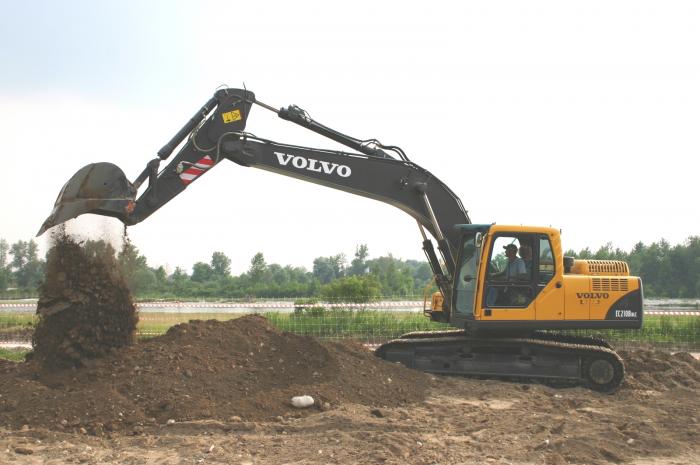 MIK e il Volvo EC210...