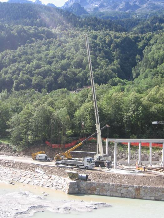 lavori a Villa di Chiavenna