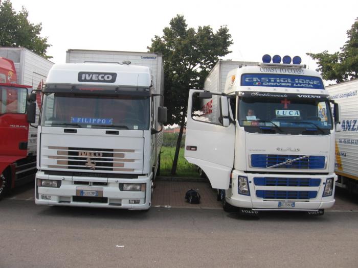 Iveco Eurostar e Volvo FH12 Castiglione