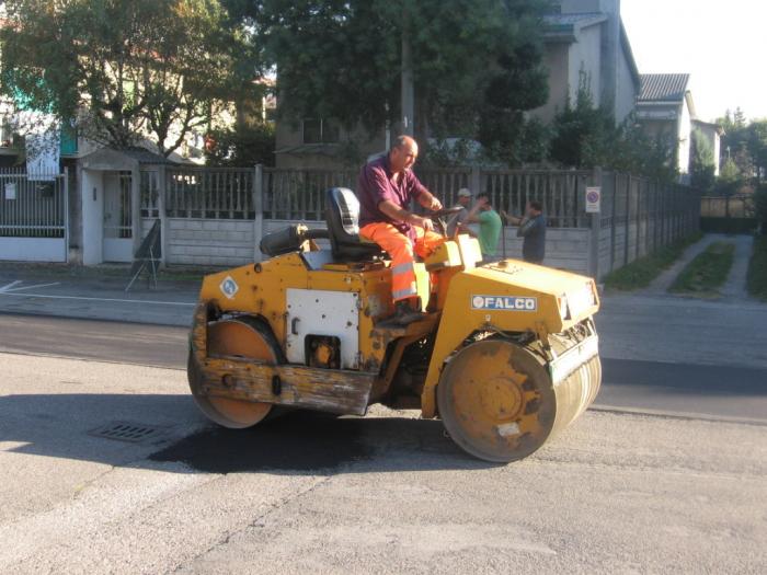 lavori stradali vie Galilei e Verdi a Muggiò impresa Cereda